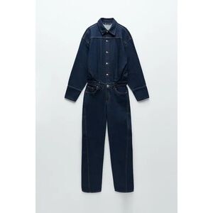 BRAND NEW w/ Tags - Zara - Jumpsuit Playsuit One Piece Overalls Denim - Small